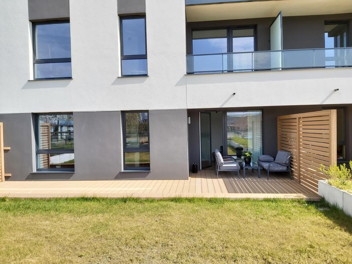 Apartament 150 Zaspa Vvita Z Prywatnym Ogrodem I Tarasem غدانسك المظهر الخارجي الصورة
