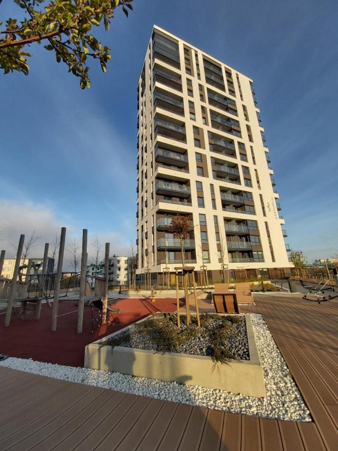 Apartament 150 Zaspa Vvita Z Prywatnym Ogrodem I Tarasem غدانسك المظهر الخارجي الصورة